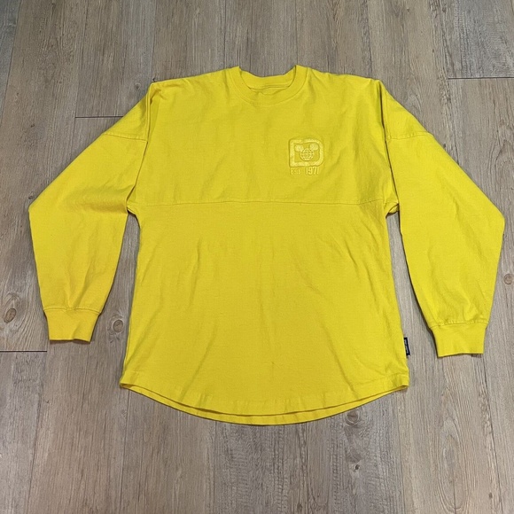 Disney WDW Dapper Day Sunshine Yellow Spirit Jersey Sweater Sz X Small XS - Picture 8 of 8
